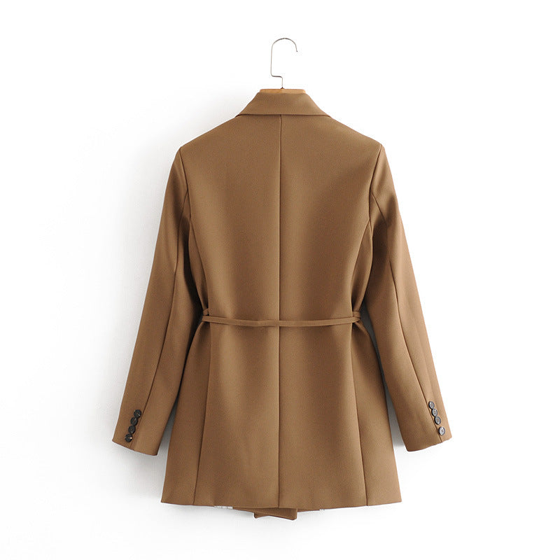 ELEGANTER BLAZER MIT GÜRTEL – KLASSISCH UND MODERN