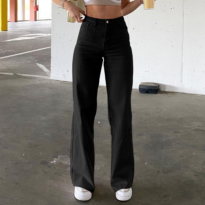 HIGH-WAIST-HOSE MIT WEITEM SCHNITT – STIL UND KOMFORT IN EINEM
