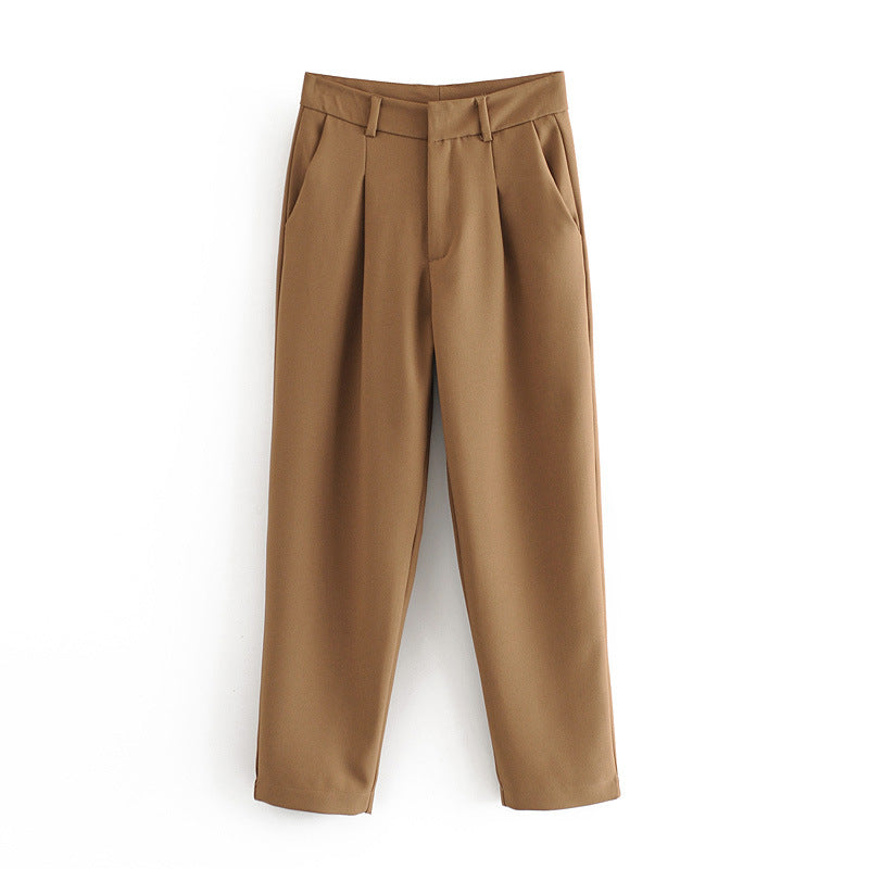 ELEGANTE HOSE MIT FALTENDETAILS – ZEITLOSER CHIC