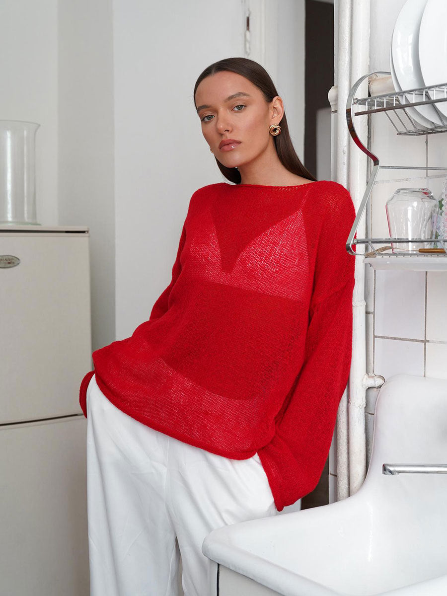 LEICHTER STRICKPULLOVER – LUFTIGER KOMFORT MIT MODERNEM SCHNITT