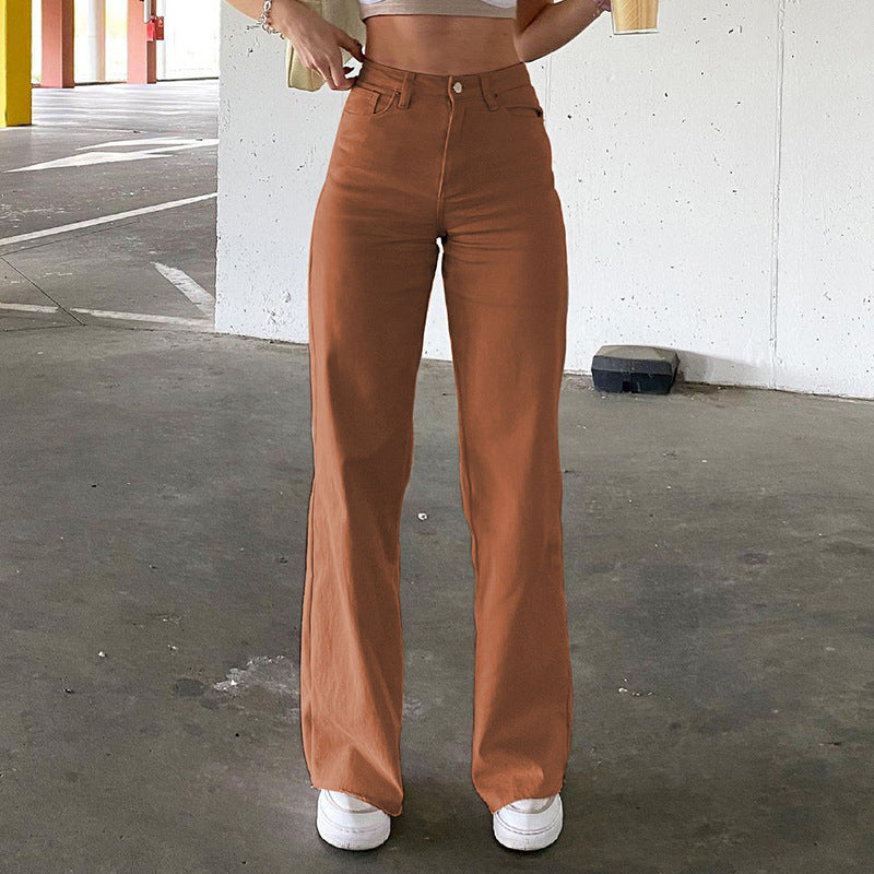 HIGH-WAIST-HOSE MIT WEITEM SCHNITT – STIL UND KOMFORT IN EINEM