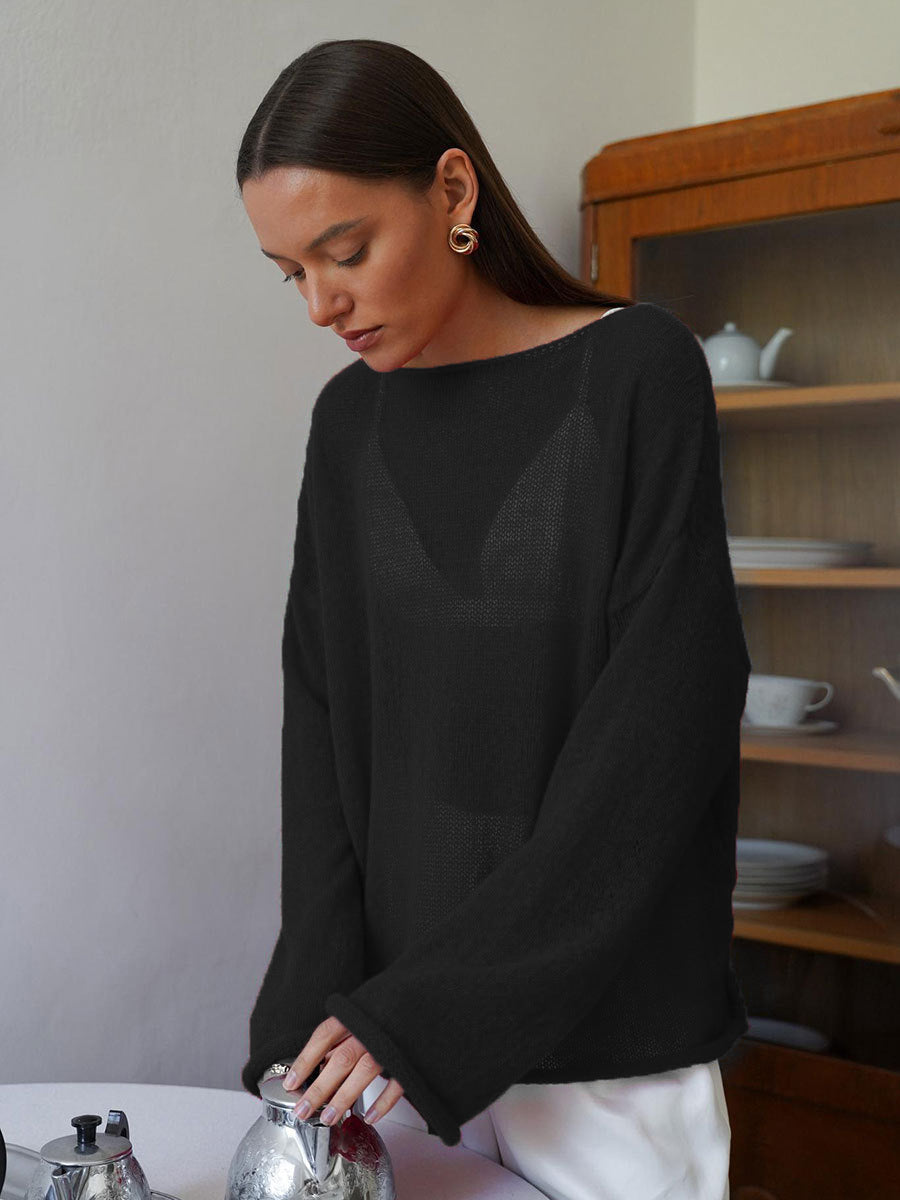 LEICHTER STRICKPULLOVER – LUFTIGER KOMFORT MIT MODERNEM SCHNITT