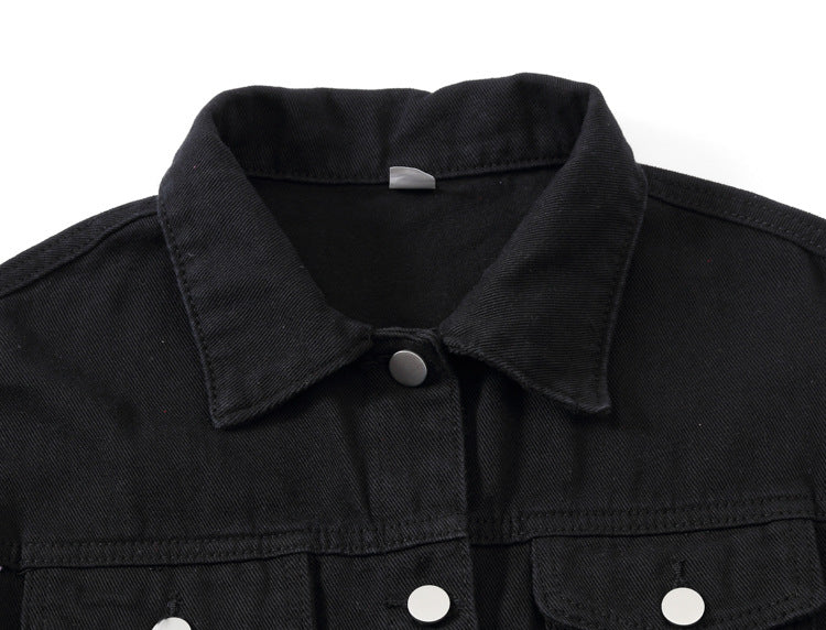 KLASSISCHE DENIM-JACKE MIT ZEITLOSEM SCHNITT – LÄSSIG UND VIELSEITIG