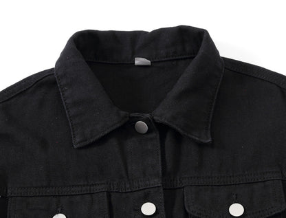 KLASSISCHE DENIM-JACKE MIT ZEITLOSEM SCHNITT – LÄSSIG UND VIELSEITIG