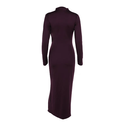 ELEGANTES MAXIKLEID MIT DRAPIERUNG – FEMININ UND ANMUTIG