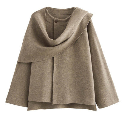 ELEGANTES PONCHO-SHIRT – EIN HINGUCKER FÜR BESONDERE MOMENTE