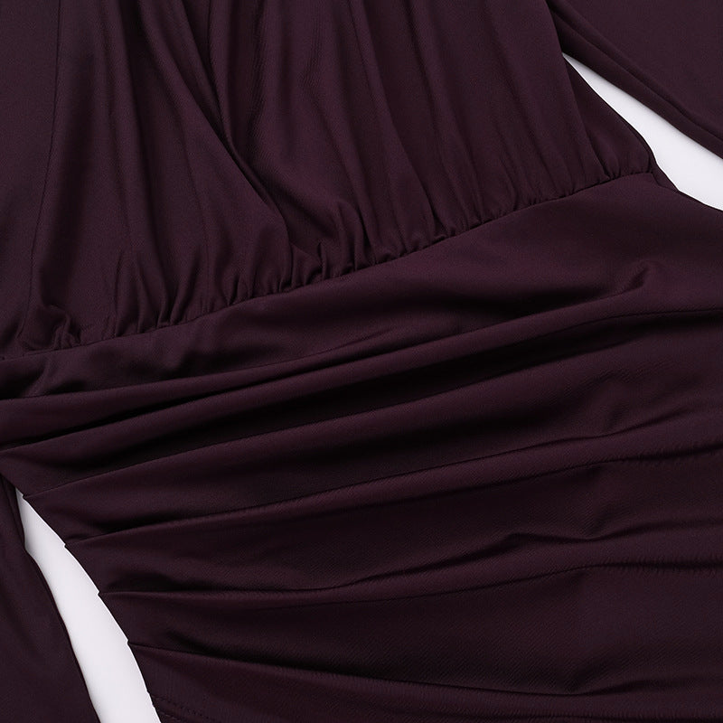 ELEGANTES MAXIKLEID MIT DRAPIERUNG – FEMININ UND ANMUTIG