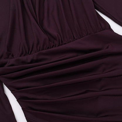 ELEGANTES MAXIKLEID MIT DRAPIERUNG – FEMININ UND ANMUTIG