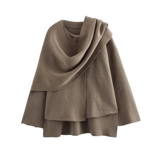 ELEGANTES PONCHO-SHIRT – EIN HINGUCKER FÜR BESONDERE MOMENTE