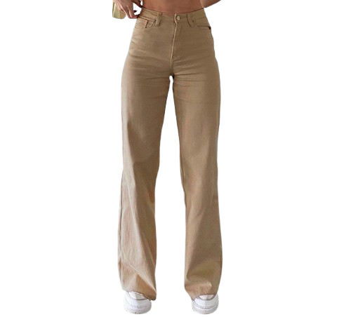 HIGH-WAIST-HOSE MIT WEITEM SCHNITT – STIL UND KOMFORT IN EINEM