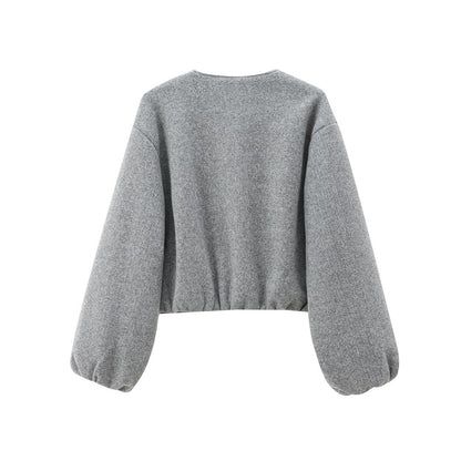 MODERNE KURZJACKE MIT REISSVERSCHLUSS