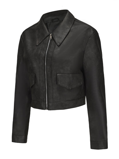 KURZE JACKE MIT KLASSISCHEM KRAGEN – MODISCH UND ZEITLOS