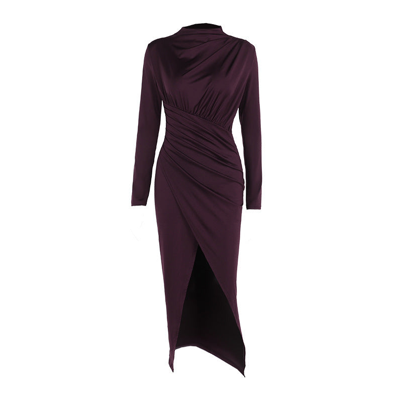 ELEGANTES MAXIKLEID MIT DRAPIERUNG – FEMININ UND ANMUTIG