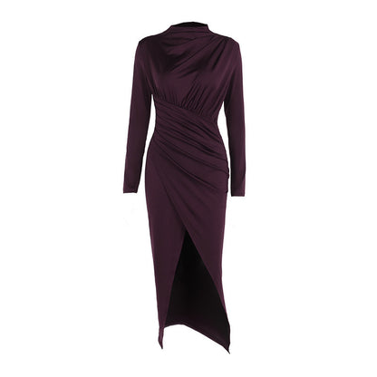 ELEGANTES MAXIKLEID MIT DRAPIERUNG – FEMININ UND ANMUTIG