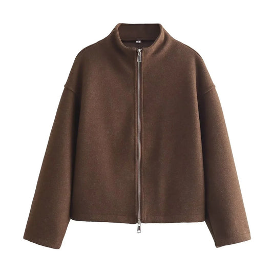 MINIMALISTISCHE JACKEN MIT REIßVERSCHLUSS – SCHLICHTER CHIC