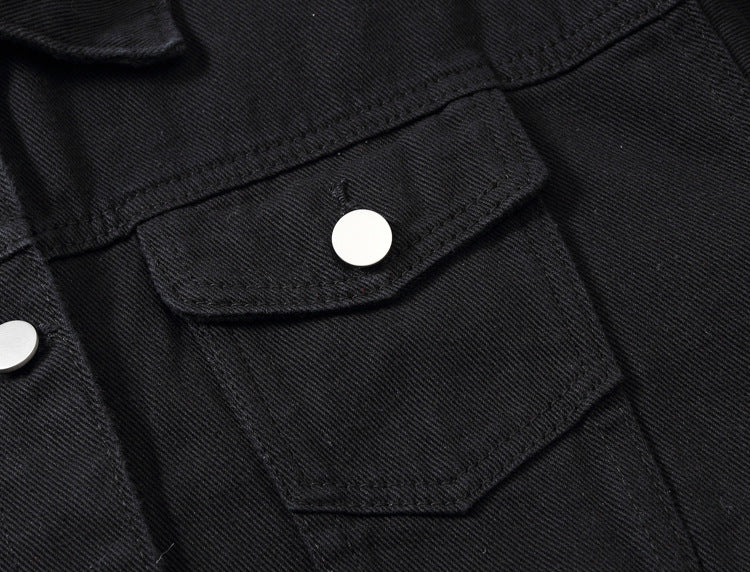 KLASSISCHE DENIM-JACKE MIT ZEITLOSEM SCHNITT – LÄSSIG UND VIELSEITIG