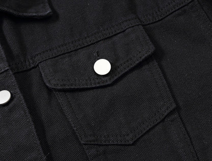 KLASSISCHE DENIM-JACKE MIT ZEITLOSEM SCHNITT – LÄSSIG UND VIELSEITIG