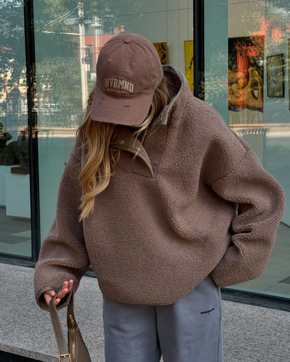 GEMÜTLICHER PULLOVER MIT STEHKRAGEN – PERFEKT FÜR KUSCHELIGE TAGE