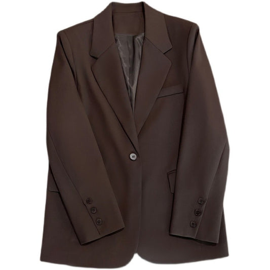 TRENDY OVERSIZE-BLAZER MIT KLASSISCHEM REVER